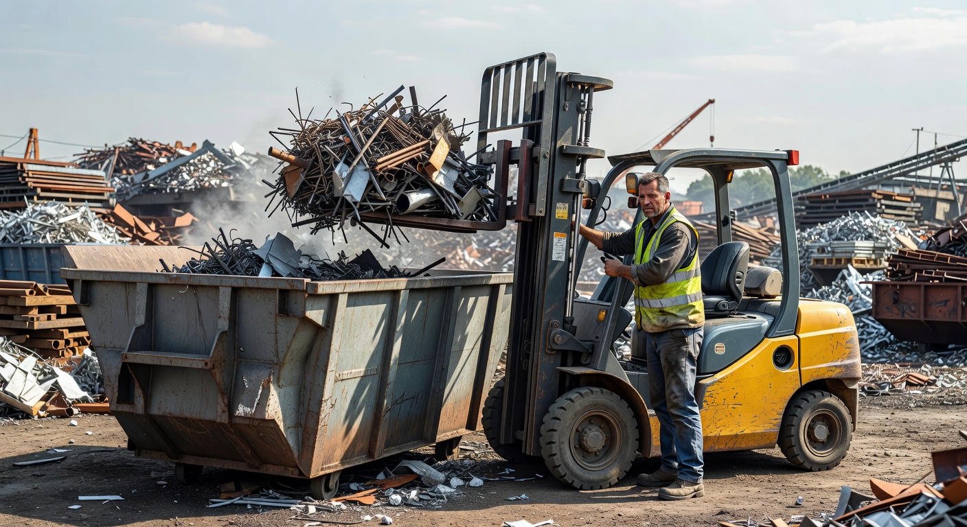 Remplissez-la de ferraille